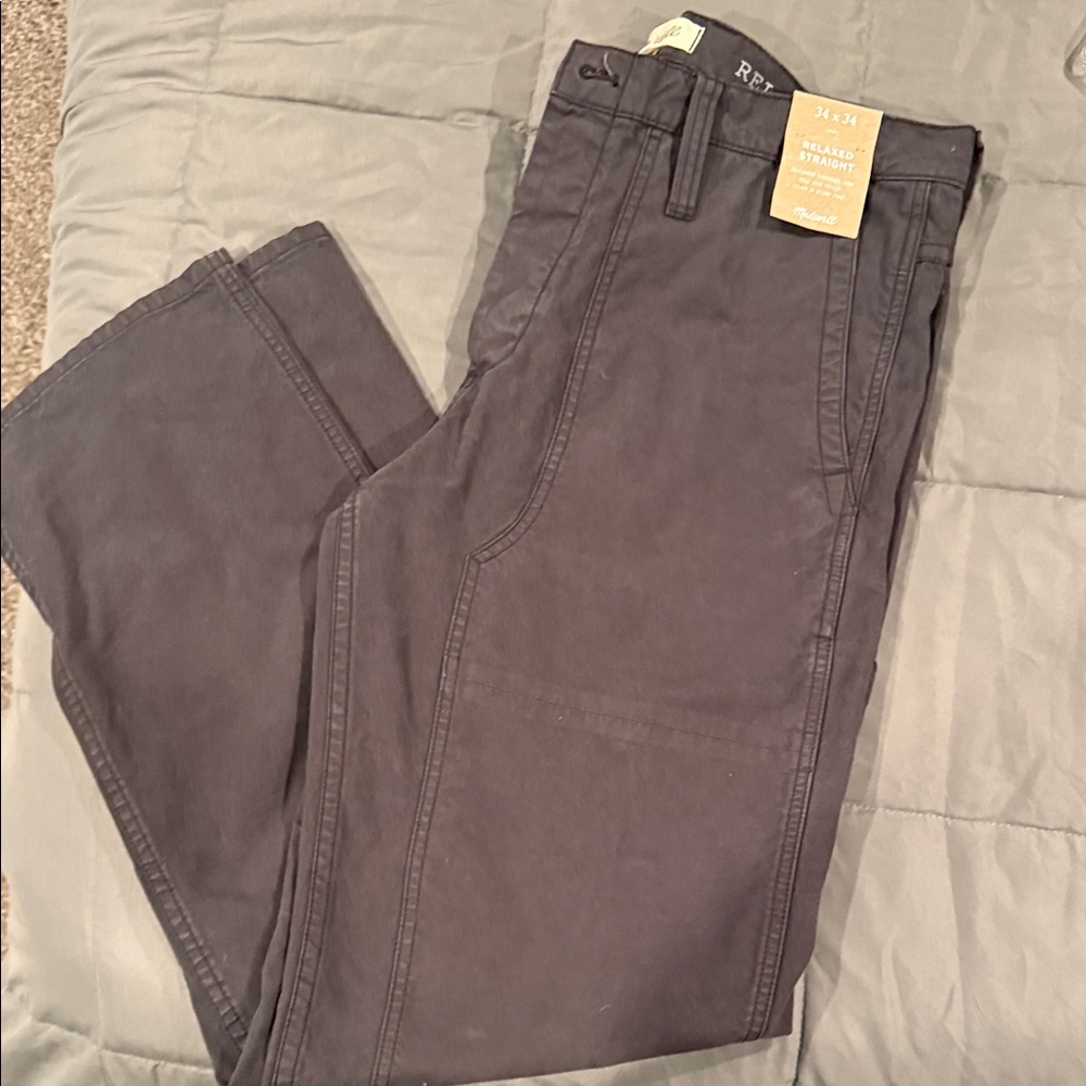 Madewell Men's Charcoal Chinos